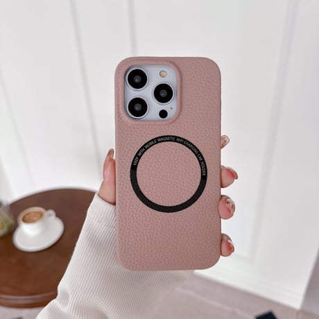 MagSafe対応レザー iPhone15/15Proケース シンプル アイフォン14pro/13/12/11スマホケース 高品質 ファッションセンスいい[M3806]