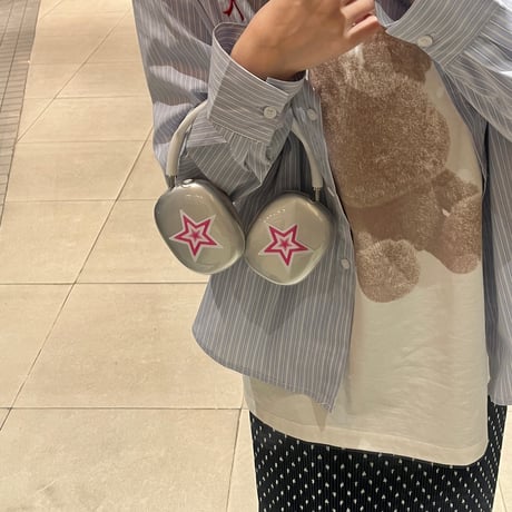 透明 AirPodsMax専用ケース 可愛い エアーポッズ マックスカバー お揃い 女子力アップ[M4211]