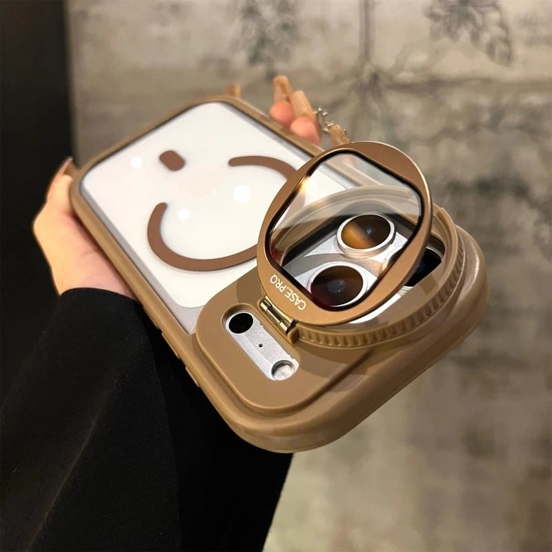 カメラ保護ケース付 iPhone17Pro/16ProMaxケース スタンド機能 Magsaf