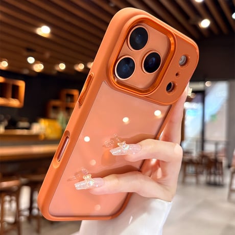 高品質 シンプル iPhone17ProMax/17Proケース 耐衝撃 金属カメラ枠 iPhone17/Airカバー 装着しやすい 黄ばまない [M5727]