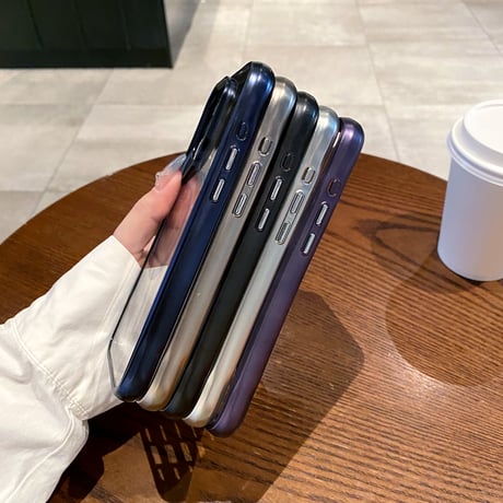 カッコイイ iPhone15Pro/15promaxケース シンプル 高級感  iPhone14promax/13pro/12カバー 耐衝撃 グリップ性 持ちやすい  [M4097]