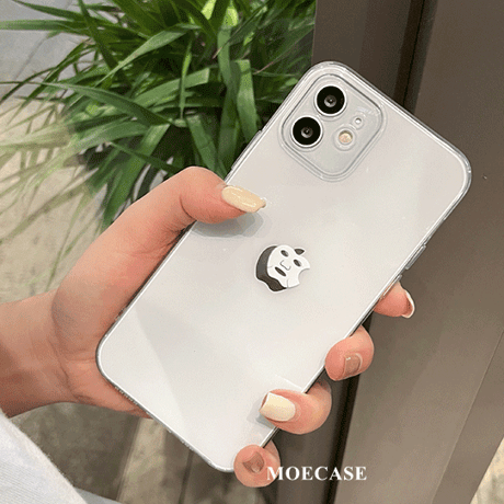 フェイスパック柄 iphone13/13proケース  耐衝撃透明 iphone12pro/11promaxカバー  ファッション  面白いM1040