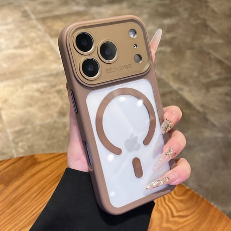 強力マグネット iPhone17pro/17promaxケース カメラ部分カバー iPhone16/15シリーズカバー 耐衝撃 丈夫[M5871]