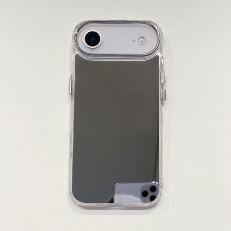 ミラー iPhone17Pro/17Airケース オシャレ 鏡面 iPhone16Pro/15promax/14カバー シンプル 丈夫 [M5551]