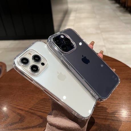 黄ばまない iPhone14/15proケース 高透明クリア iPhone13/12/11proカバー 軽い 使いやすい 定番 ハードケース [M3238]