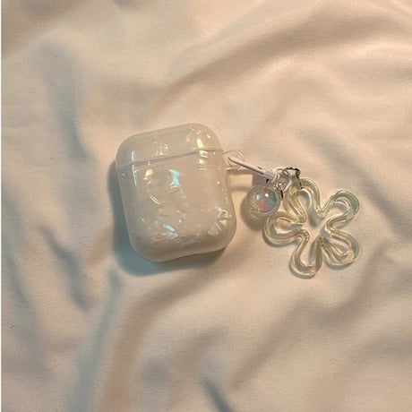 上品 Airpods 4ケース ガーリー Airpodspro2/proカバー Airpods3/2 リング/花キーチェーン 高級感たっぷり[M4784]