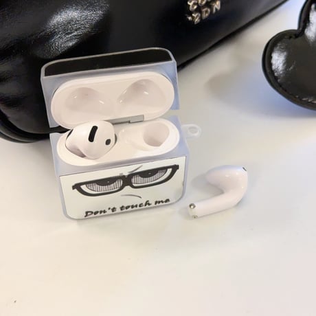 可愛い顔 Airpods4ケース 鏡付き AirpodsPro2ケース airpods3/2カバー ハートキーチェーン付 ギフトにおすすめ [M5325]