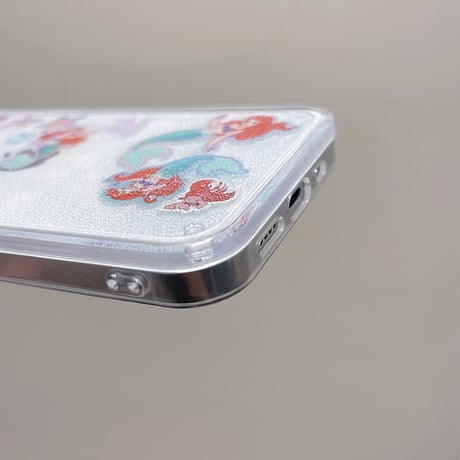 人鱼姫 グリッター iphone13/12ケース キラキラ iphone11pro/SE2/XSカバー 綺麗  面白い 頑丈 M903