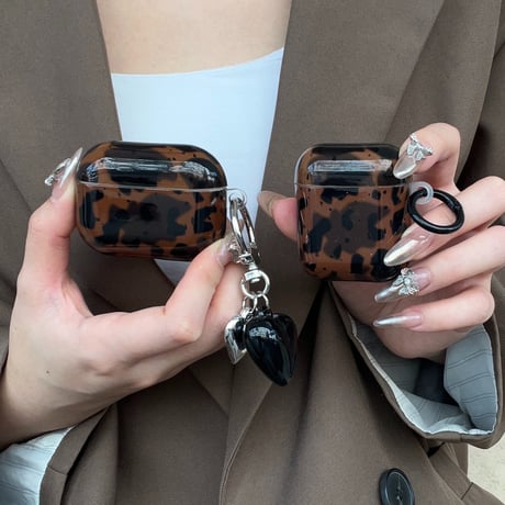 琥珀色 Airpods 4ケース 美しい Airpodspro2/proカバー Airpods3/2 秋冬に大人気 シック プレゼントにおすすめ[M4743]