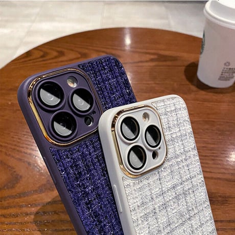 有名人愛用 iPhone14/14proケース レンズ保護フイルム付 アイフォン13pro/12/11カバー お揃い 布 プレゼントにおすすめ[M2470]