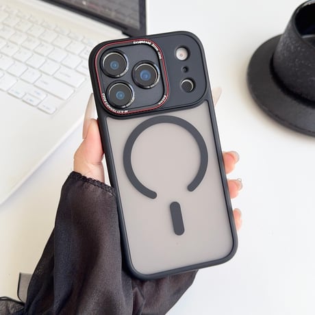 指紋防止 iPhone17ProMax/17Proケース 耐衝撃 MagSafe対応 iPhone17/Airカバー カメラ保護 耐衝撃高品質 [M5693]