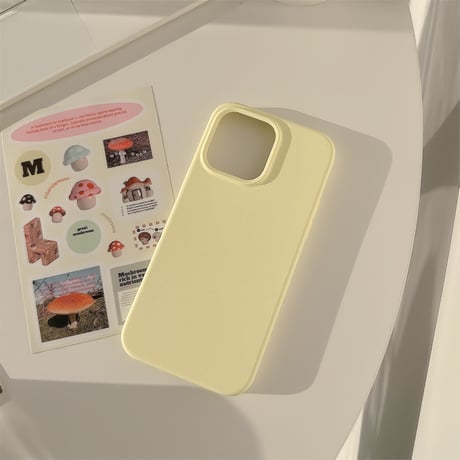 高品質シリコン iPhone15/15proカバー シンプル風 アイフォン14pro/12/13proケース  耐久性あり 丈夫 耐衝撃[M3753]