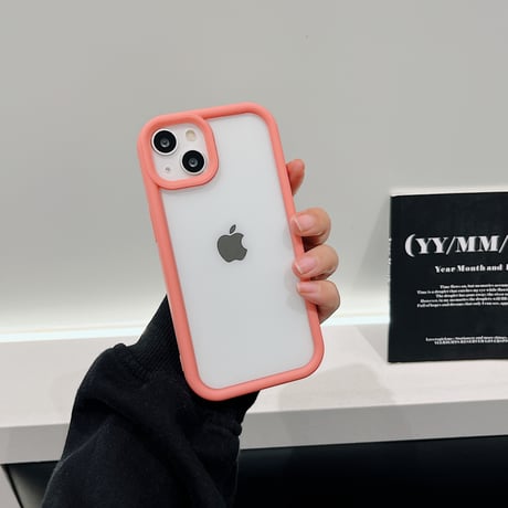 シンプル  iPhone15/15Proケース 頑丈耐衝撃 iPhone14/13/12proケース 黄ばまない 耐久性あり[M3900]