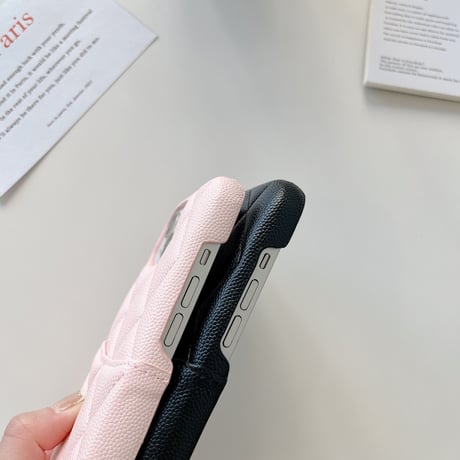 革製iCカード入れ iphone14pro/14plusケース 高品質 アイフォン13/12/11カバー 高級感 セレブ愛用 おしゃれ シンプル[M2350]