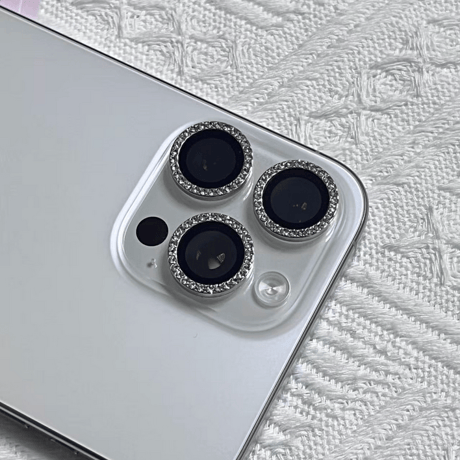 ダイヤ カメラ保護カバー レンズフィルム iPhone用 キラキラ 頑丈 ハンドメイド おしゃれ diy 魅力的なスマホ ギフトにおすすめ[M6064]