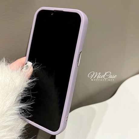 高級感韓国風 iPhone14/13ケース 淡色 アイフォン13/12/11カバー メッキレンズ枠/ボタン シンプル 頑丈 [M2903]