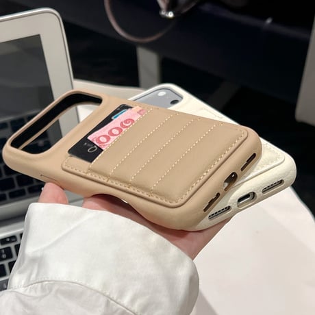 カード収納 iPhone17Pro/17ケース レザー iPhone16ProMax/15Ppro/14カバー シンプル 上品 高品質 便利 [M6454]