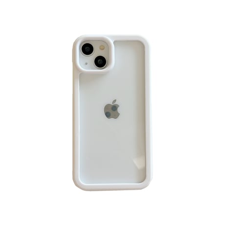 バンパー iPhone14/14proカバー 放熱 iPhone13/12/11promaxケース カラー枠 頑丈耐衝撃 シンプル風  男女兼用[M3191]