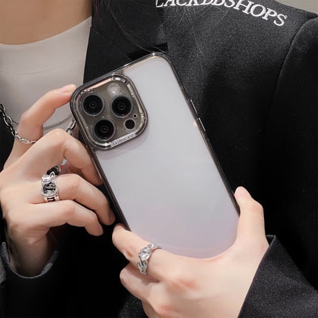 高透明 iPhone15/15proケース 滑り止め 丈夫iphone14Pro/13promaxケース 黄ばまない 画質に影響しないレンズフィルム付[M3738]