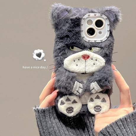 かわいい猫ちゃんiphone15/15proケース 柔らかい iphone14pro/13/12/11カバー  丈夫 プレゼントにおすすめ[M3657]