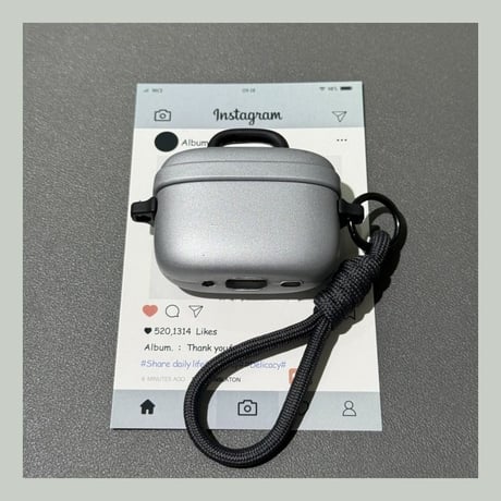 圧力鍋 Airpods Pro3ケース ご飯キーホルダー付 Airpods4カバー pro2ケース 可愛い ストラップ付 ギフトにおすすめ[M6049]