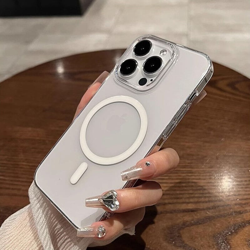 クリア iPhone15/16proケース MagSafe対応 黄ばまない 薄型 クリア iPhone15/16proケース MagSafe対応 黄ばまない 薄型