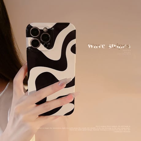 ゼブラ柄 iPhone14/13proケース シック iPhone12pro/11proカバー ファッション  女子力アップ 頑丈ハードケース[M3410]
