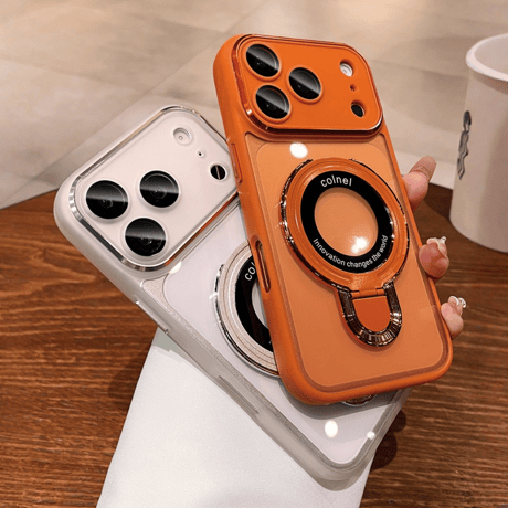 高品質多機能 iPhone17pro/17ケース MagSafeリングスタンド iPhone16promax/15/14/13proカバー 滑り止め加工 黄ばまない[M6328]