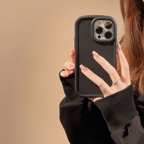 シンプル iPhone14/15proケース 無地 アイフォン13/12pro/11カバー高級感 男女兼用 お揃いソフトケース[M2831]