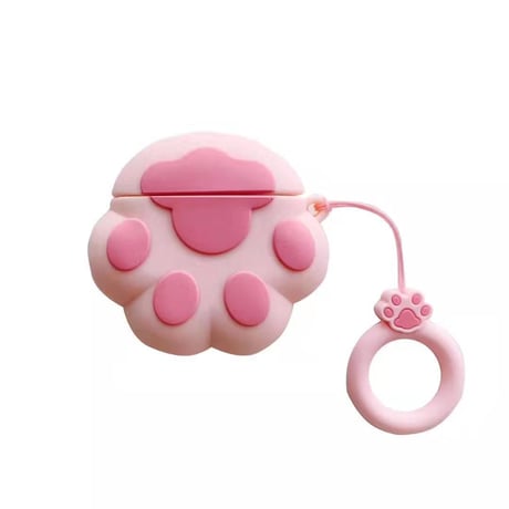 猫の爪 airpodsケース リング付き  かわいい子猫の爪 エアポッド2ケース 立体感あるシリコン製　キュート