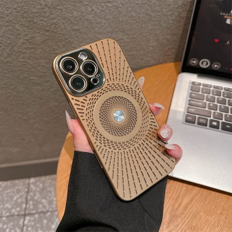 放熱仕様 iPhone16pro/16promaxケース MagSafe対応 カメラ保護 iPhone15pro/14/13proカバー 指紋防止 丈夫 [M5344]