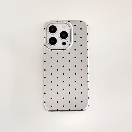 水玉模様 iPhone16/16proケース リボン ハートストラップ iphone15pro/14/13/12proカバー  綺麗 人気 ガールズファッション[M5082]