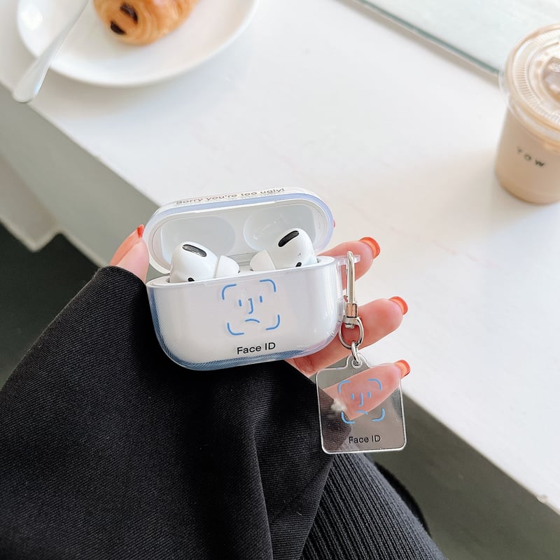 Airpods 4】顔認証Face ID airpodspro3/2ケース 同系小物付き