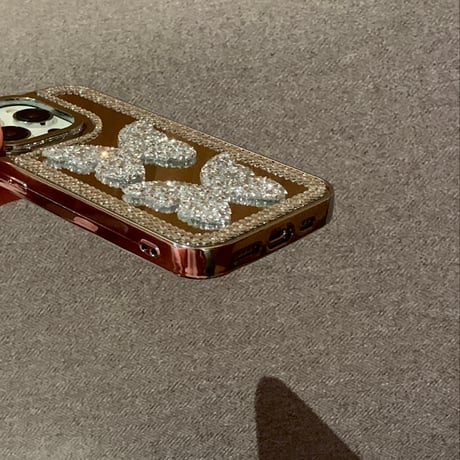 ジュエリー 鏡iPhone16pro/16カバー キラキラ上品 iPhone15pro/14/13proケース トレンドファッション オシャレ [M5109]