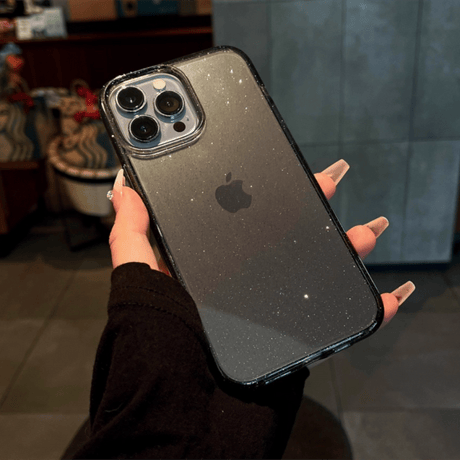 キラキラ iPhone17/16Proケース 透明 iPhone15plus/14pro/13カバー シンプル風 軽量 取り外しが簡単[M4923]