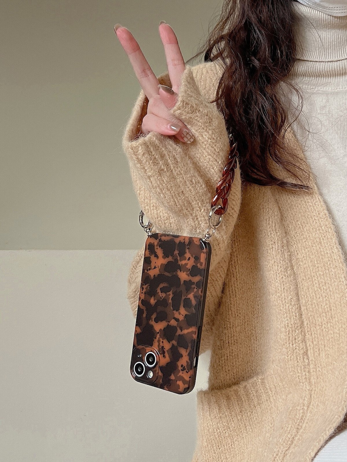 べっ甲柄 iPhone14Pro/15ケース 透明感 高級 アイフォン13/12/11prom