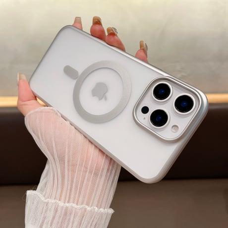 指紋・汚れ防止 iPhone16/16Promaxケース Magsafe対応 iPhone15pro/14/13proカバー シンプル 高品質耐久性 手さわり良い[M5369]
