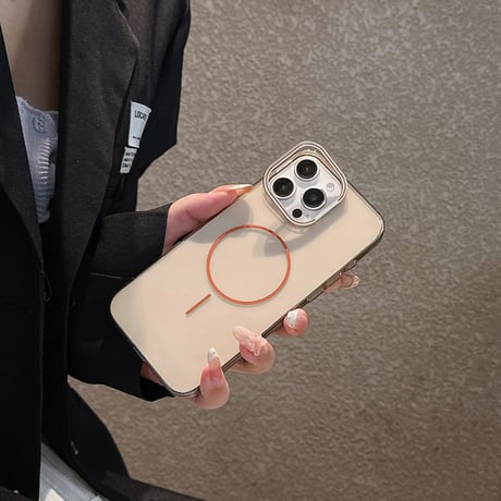 薄型軽量 iPhone16pro/16promaxカバー スタンド付 Magsafe対応 iPhone15pro/14/13カバー 高透明 黄ばまない[M5395]