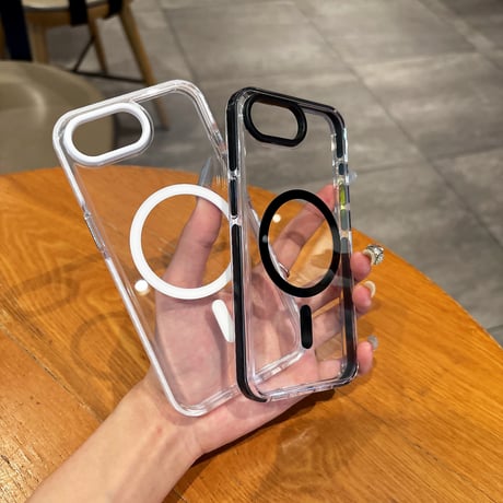 iPhone16E ケース Magsafe対応 クリアiPhone16Pro/15/14/13promaxケース シンプル風 黄ばまない 丈夫 [M5160]