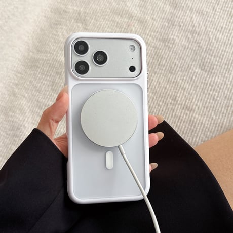 指紋防止 iPhone17ProMax/17Proケース MagSafe対応 iPhone16Pro/15pro/14ケース 滑り止め加工 耐衝撃[M6344]