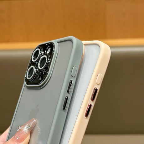 キラキラカメラカバー iPhone15pro/15promaxケース 黄ばまない 丈夫 iphone14/13/12proケース オシャレ 超人気[M3664]