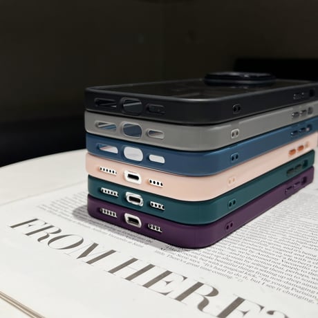 MagSafe対応 iPhone15Pro/15Plusケース シンプル iPhone14/13Proクリアカバー お揃い 持ち運びやすい[M3892]