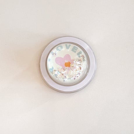 動くダイヤ入り スマホグリップ  可愛い オシャレ 綺麗  スマホスタンド キラキラ艶感 実用 マグネットタイプ 女子力アップ ギフトにおすすめ[M4023]