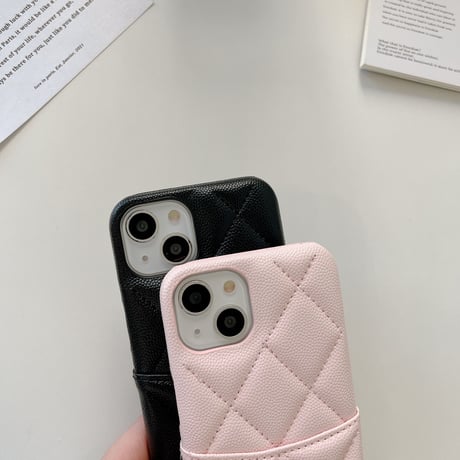 革製iCカード入れ iphone14pro/14plusケース 高品質 アイフォン13/12/11カバー 高級感 セレブ愛用 おしゃれ シンプル[M2350]