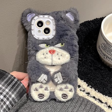 かわいい猫ちゃんiphone15/15proケース 柔らかい iphone14pro/13/12/11カバー  丈夫 プレゼントにおすすめ[M3657]
