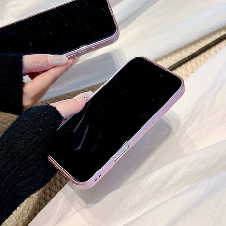 リボン柄 iPhone17/17Proケース 淡色系 iPhone17promax/16Pro/15ケース レンズフイルム付き 大人可愛い [M5894]