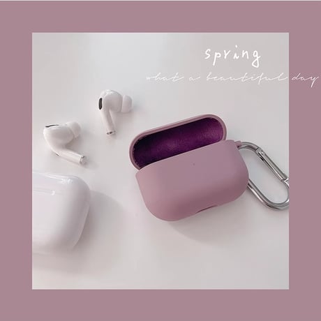 Airpods 4ケース シリコン AirpodsPro2/3ケース  可愛いエアーポッズカバー カラビナ付  指紋防止 手触りいい [M4683]