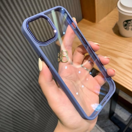 iPhone15/15Proケース クリア 高透明 黄ばまない 金属レンズ枠  頑丈 for iPhone12/13/14カバー オシャレさんにおすすめ[M3503]