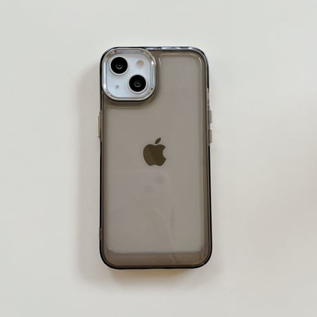 シルバーレンズ枠 iphone14/13proケース 高透明感 iphone13/12/11カバー 黄ばまない 立体ボタン 男女お揃い[M3098]