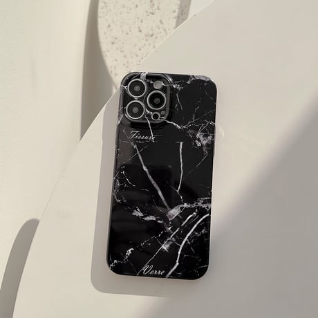 大理石柄 iPhone14pro/14promaxケース 艶あり iPhone13pro/12/11promaxカバー 男女お揃い 頑丈 高品質 ハードケース[M3268]